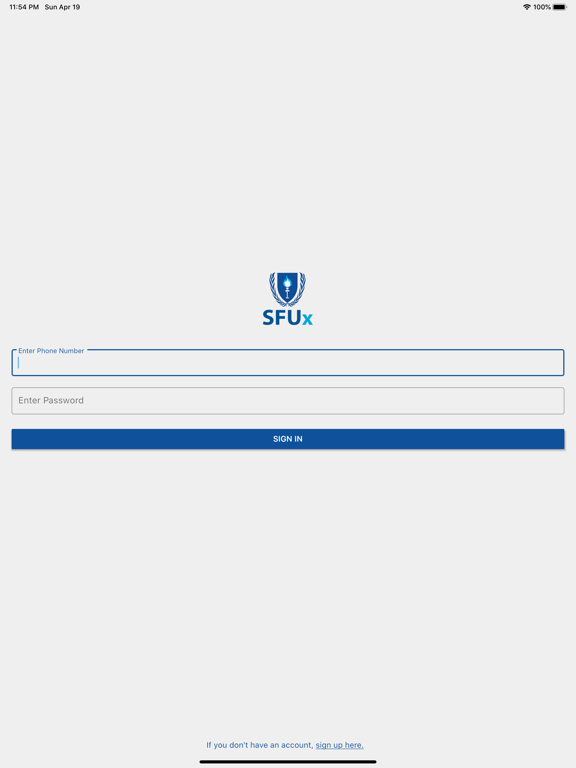 Screenshot #1 for SFUx