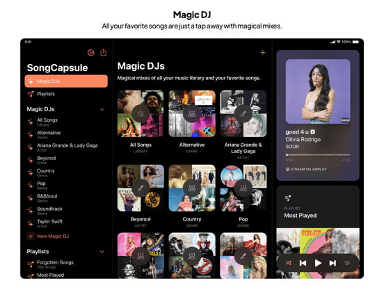 SongCapsule iPad app afbeelding 2