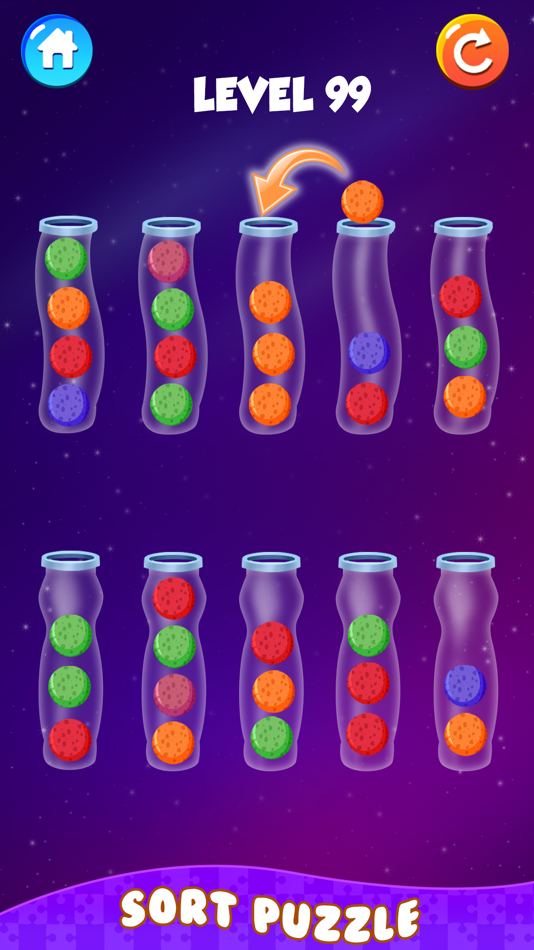 Galaxy Color Ball- Sort Games - 1.3 - (iOS)
