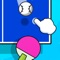 Ping-pong is a table tennis game