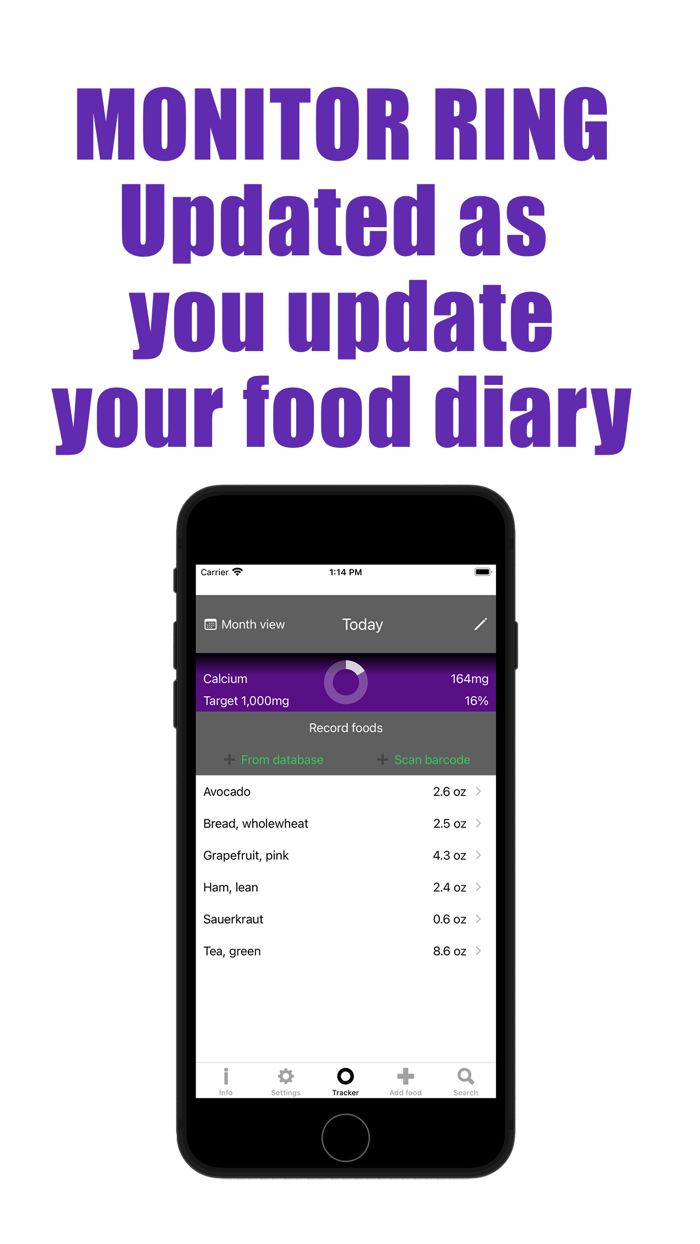 Calcium Counter and Tracker