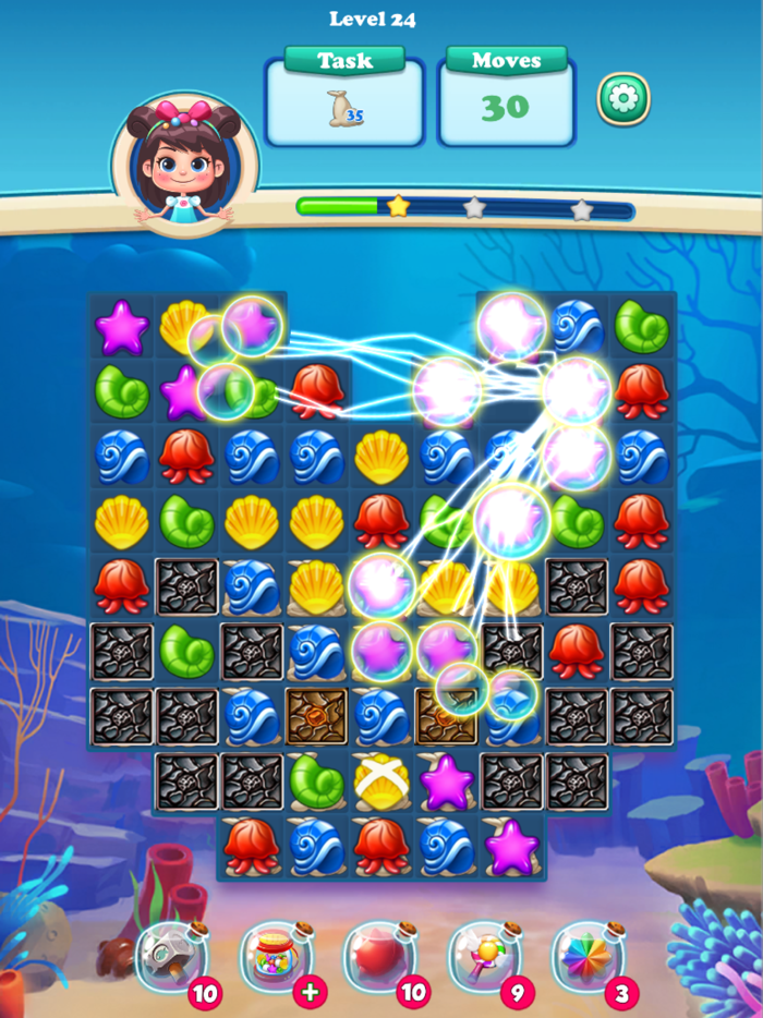 Fish Match 3-Puzzle Game