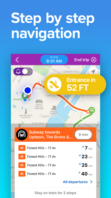 NYC Transit: MTA Bus & Subway Screenshot
