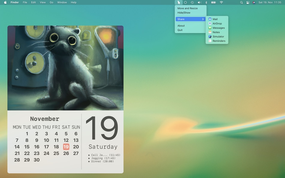 #6. Cal Cat 2 (macOS) Podle: Pengsquare UG (haftungsbeschraenkt)