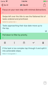 Manageable: Nested ToDo Lists screenshot