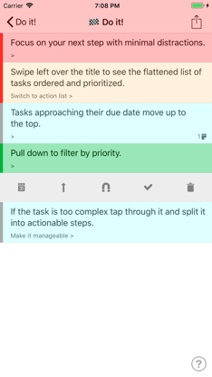 Manageable: Nested ToDo Lists screenshot 2