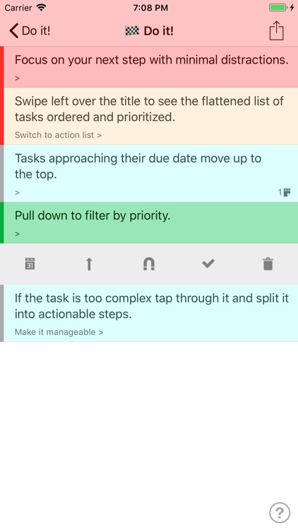 Manageable: Nested ToDo Lists