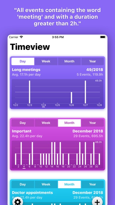 Timeview - Calendar Statisticsのおすすめ画像1