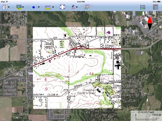 Forester GPS GIS II iPad screenshot 6 - Navigation app