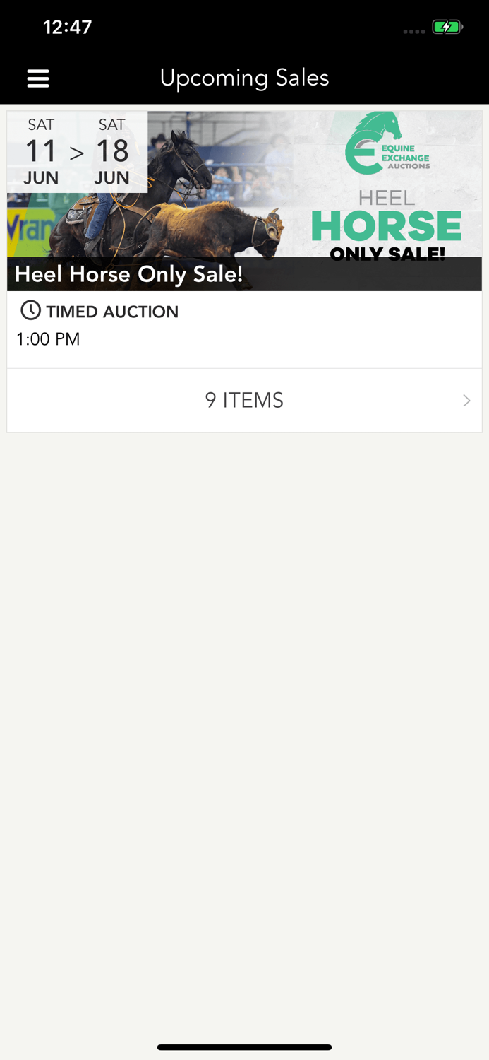 Equine Exchange Auctions