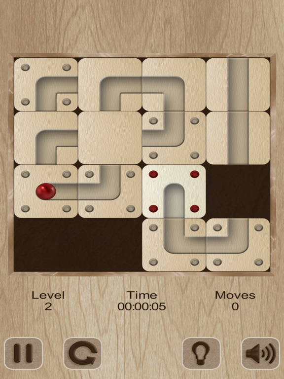 Roll the labyrinth ball/no ads iPad app afbeelding 1