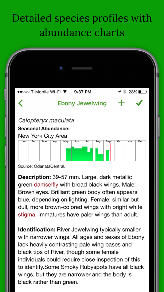#3. Dragonfly Damselfly ID App (iOS) 来自: Birds In The Hand, LLC