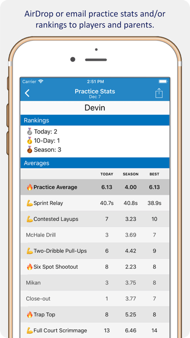 Basketball Drill Down Screenshot