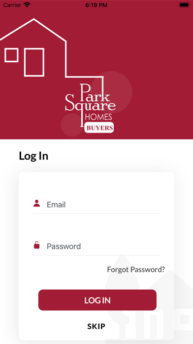 Park Square Homes - Buyer Screenshot