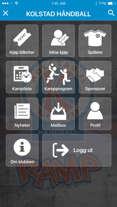 Kolstad håndball Screenshot