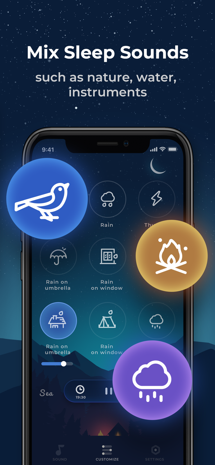 Sleep Sounds -White NoiseRain