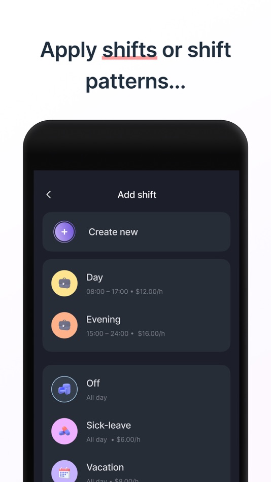 #5. Shift Work Calendar & Schedule (iOS) 由: 4TH FLOOR APPS SIA