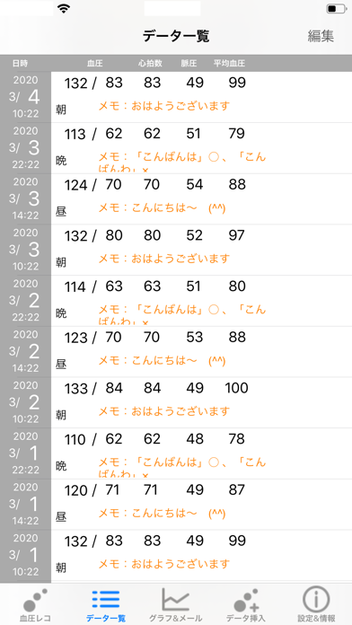 BP Grapher - record and chart Screenshot