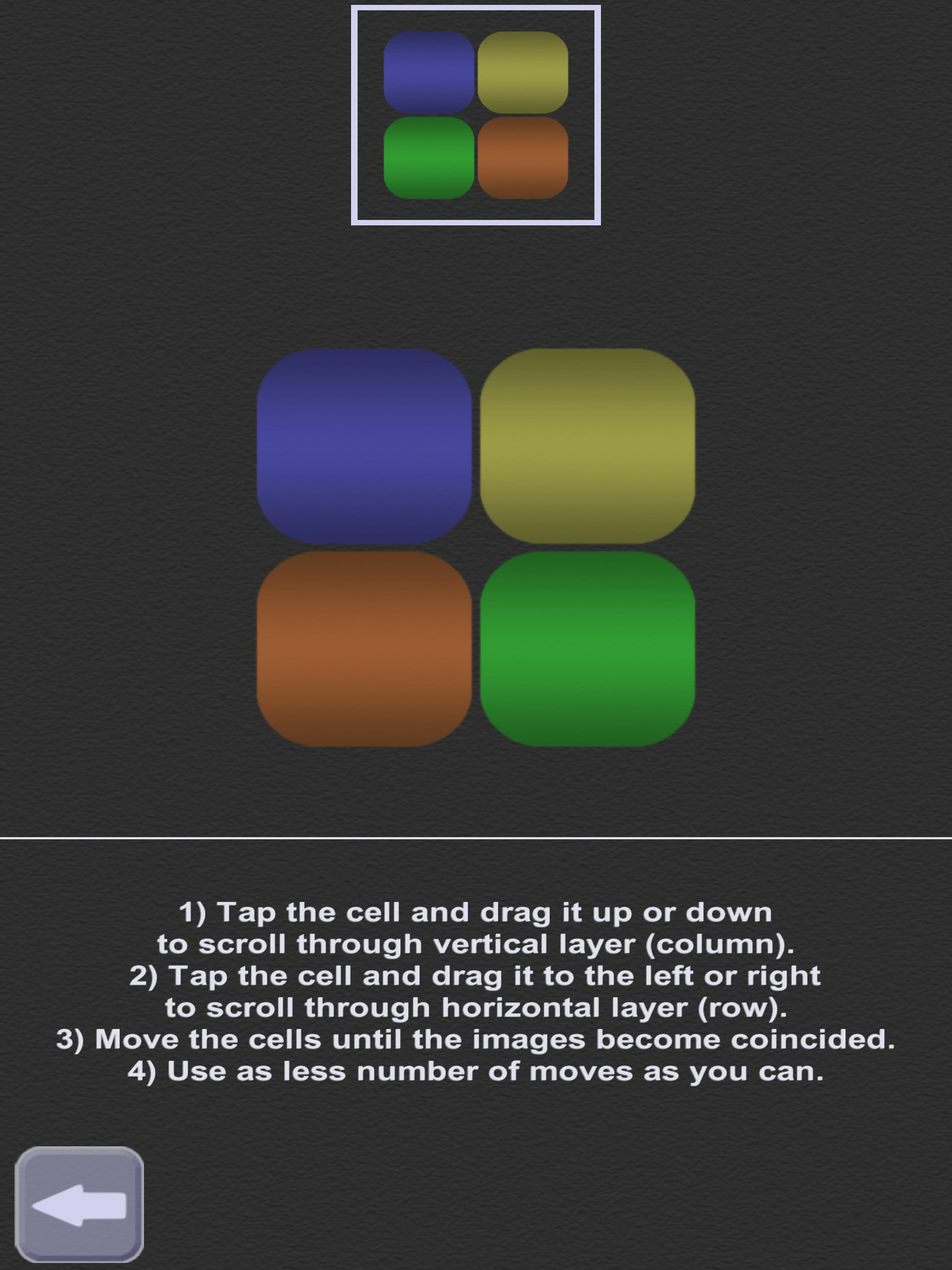 Puzzle flat cube