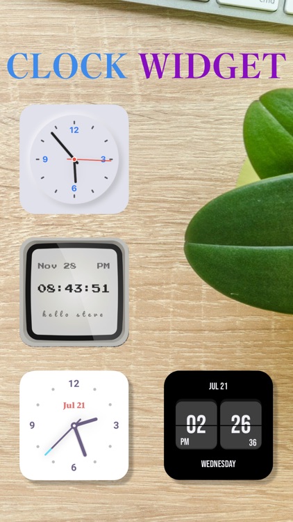 PureClock -  Clear widget screenshot-5