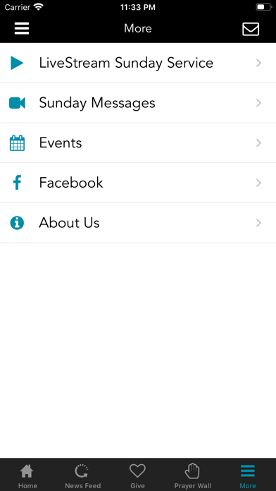 Unity Village Chapel App Screenshot