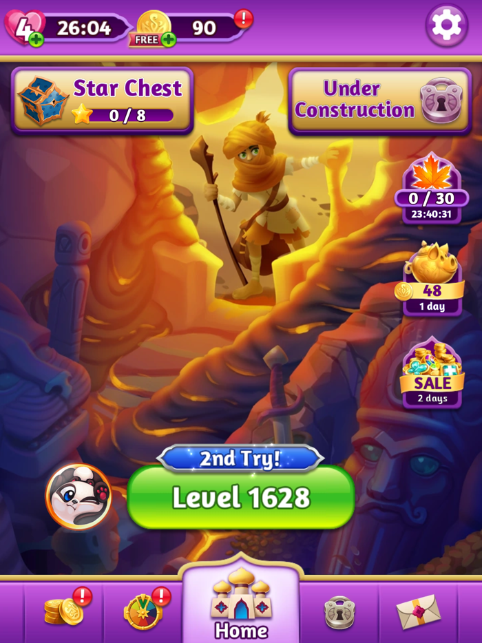 Genies and Gems Puzzle and Quests