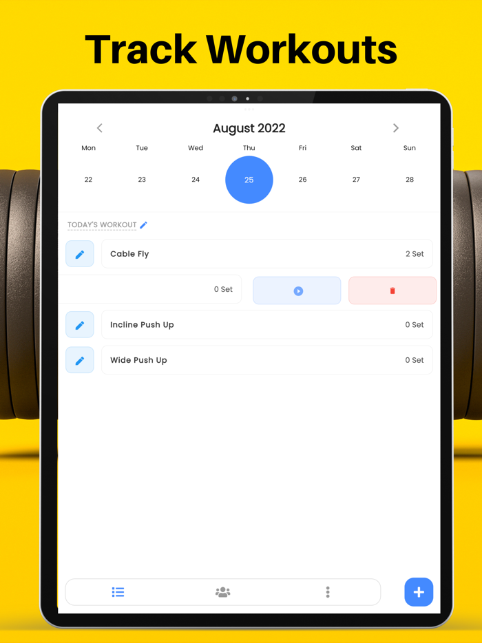 FitYogurt Gym Workout Tracker