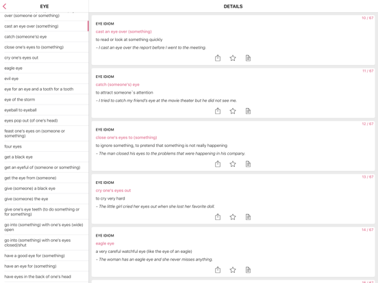Screenshot #5 pour Medical Body idioms in English