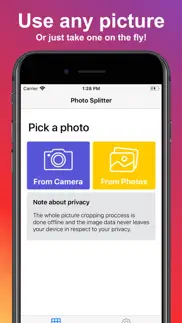 How to cancel & delete photo splitter: picture grids 1