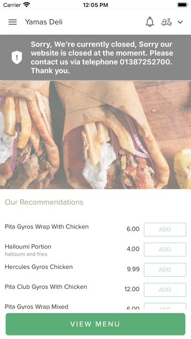 Yamas Deli Screenshot
