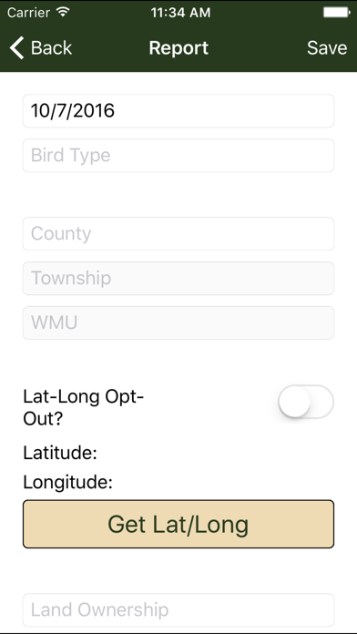 Grouse Woodcock Survey Screenshot