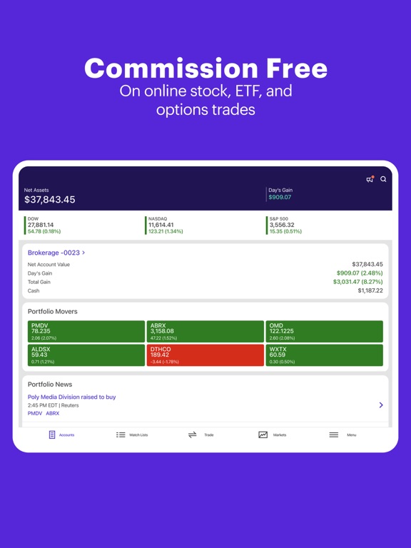 Screenshot #5 for E*TRADE: Invest. Trade. Save.