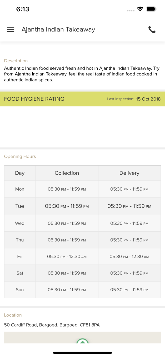 Ajantha Indian Takeaway.