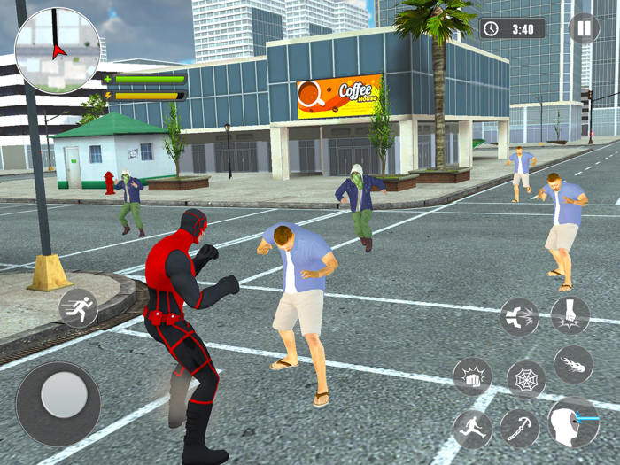 Superhero Rope War Rescue Game