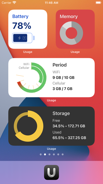 Usage Widgetsのおすすめ画像1