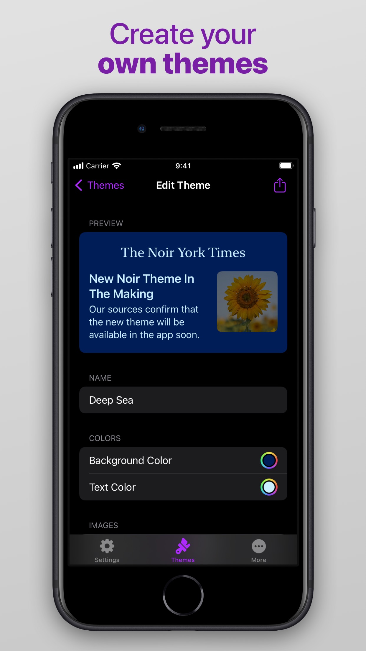 Screenshot do app Noir - Dark Mode for Safari