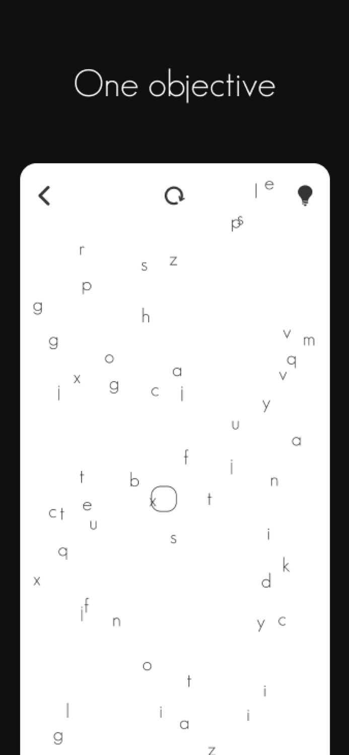 here - a puzzle game