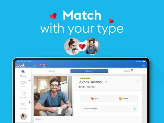 ‎Zoosk — Rencontre en lign‪e‬ Capture d'écran