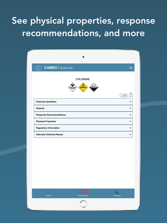 Screenshot #5 pour CAMEO Chemicals