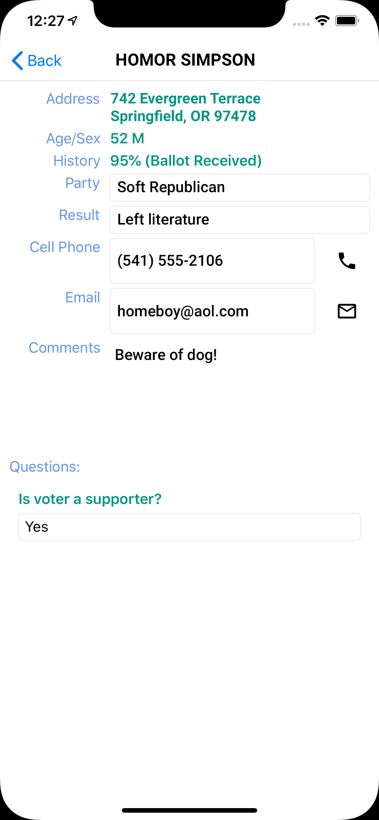 Voter Science Canvasser screenshot 9