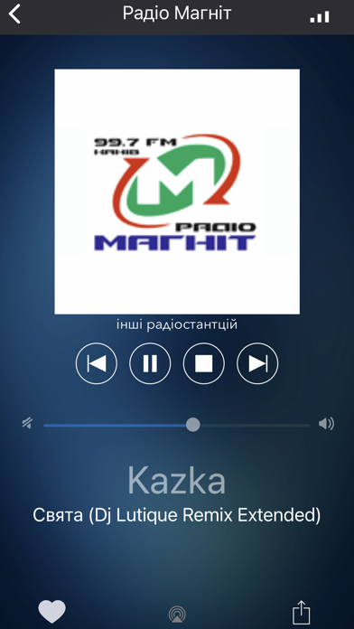 Ukrayinski radio Screenshot