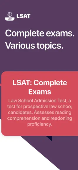 Game screenshot LSAT Prep mod apk