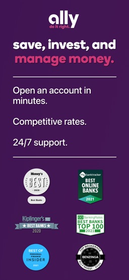 Ally: Banking & Investing app screenshot