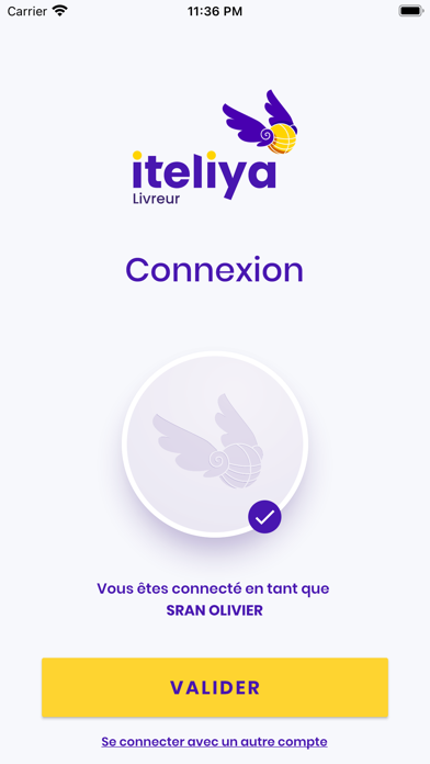 iTeliya Livreur Screenshot