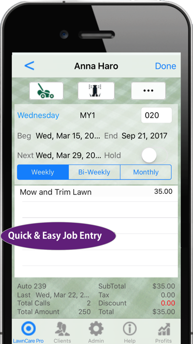 LawnCare Pro Invoicing & More Screenshot