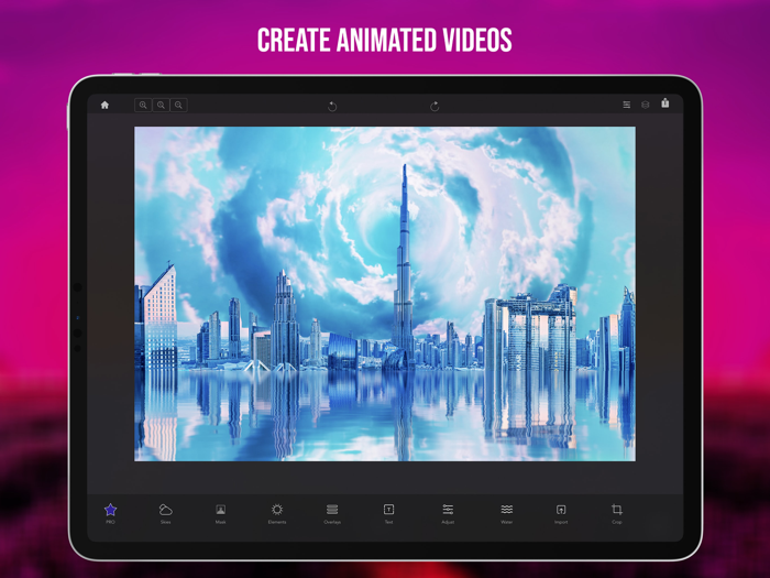 Neon Skies Photo Editor