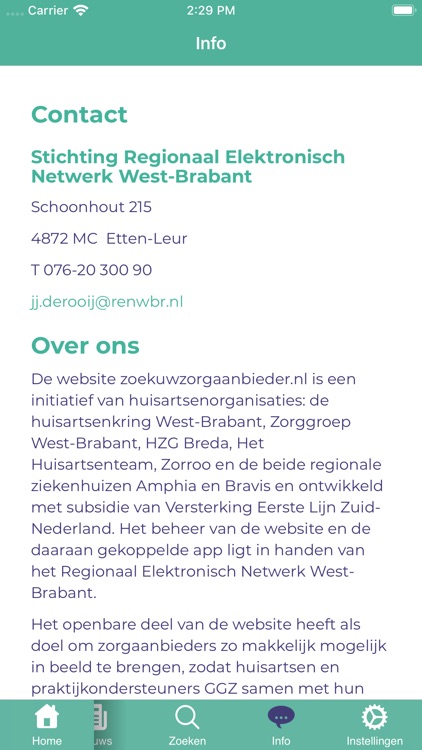 Zoek uw Zorgcollega WBR screenshot-4