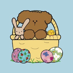 PUPPY LEON AND HAPPY EASTER