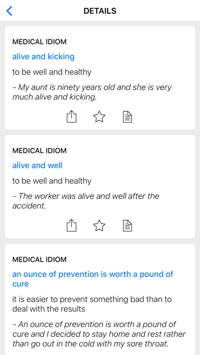 Medical & Clothing idioms Screenshot