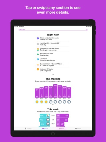 Hello Weather: Forecast & Mapsのおすすめ画像5